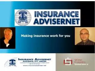 Making insurance work for you