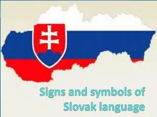 Signs and symbols of Slovak language