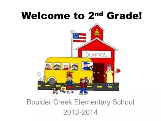 Welcome to 2 nd Grade!