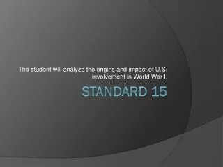 Standard 15