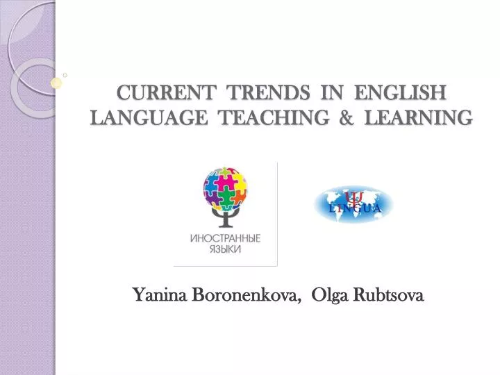 current trends in english language teaching learning