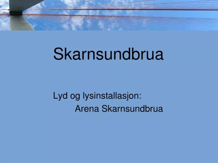 skarnsundbrua