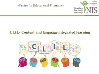 CLIL - Content and language integrated learning