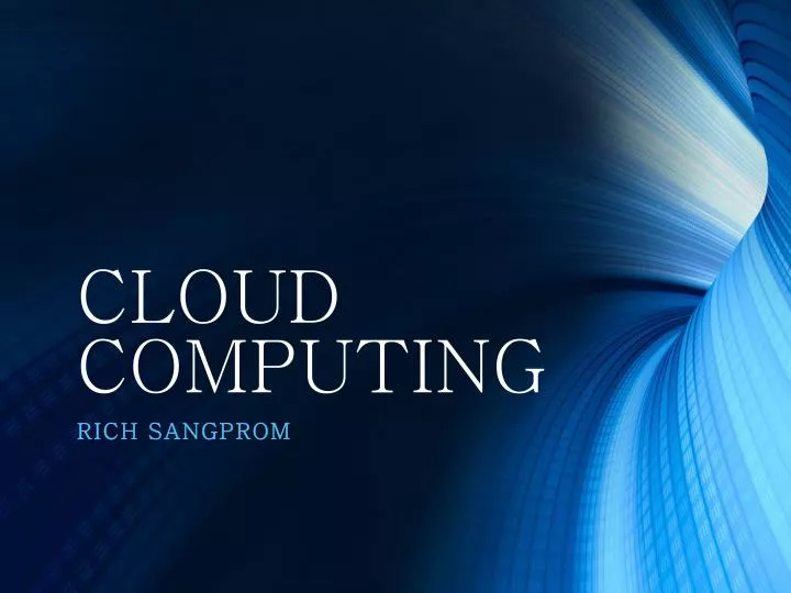 cloud computing