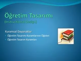 retim tasar m instructional design