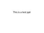 This is a test ppt