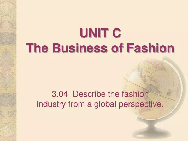 unit c the business of fashion
