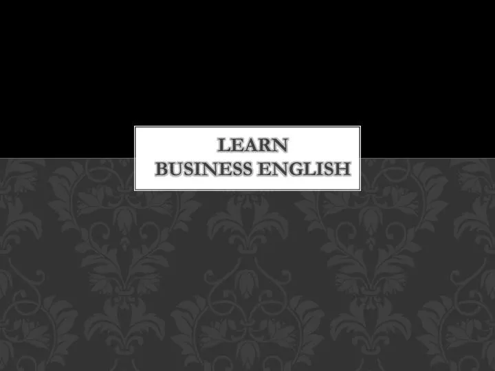learn business english