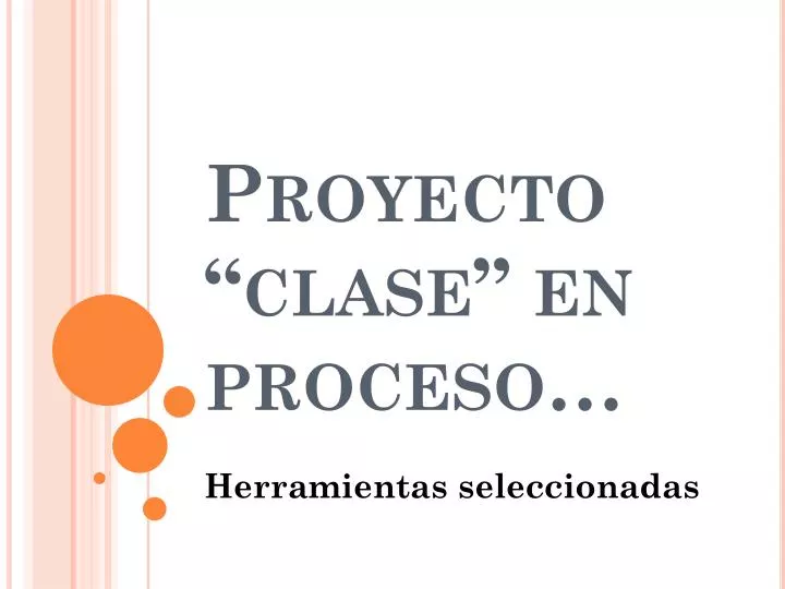 proyecto clase en proceso