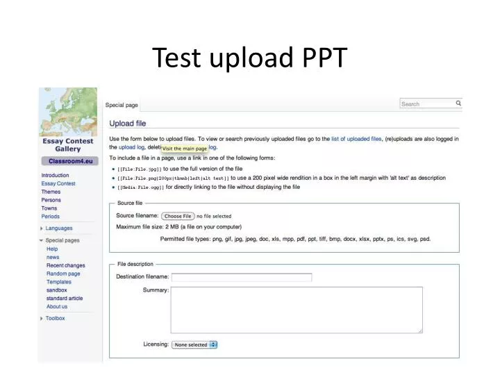 test upload ppt