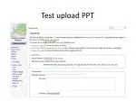 Test upload PPT - slide 1