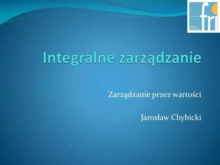 integralne zarz dzanie