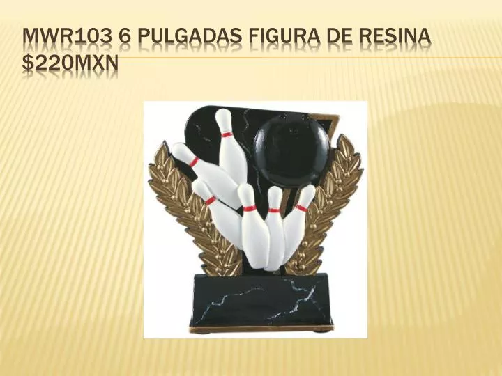 mwr103 6 pulgadas figura de resina 220mxn