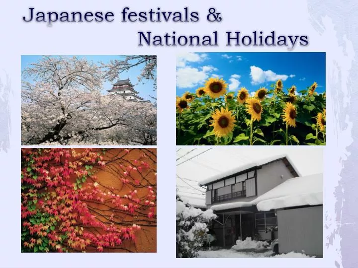 japanese festivals national holidays