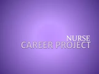 CAREER PROJECT