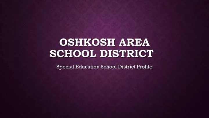 oshkosh area school district