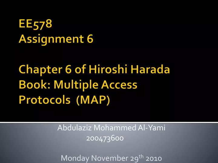 abdulaziz mohammed al yami 200473600 monday november 29 th 2010