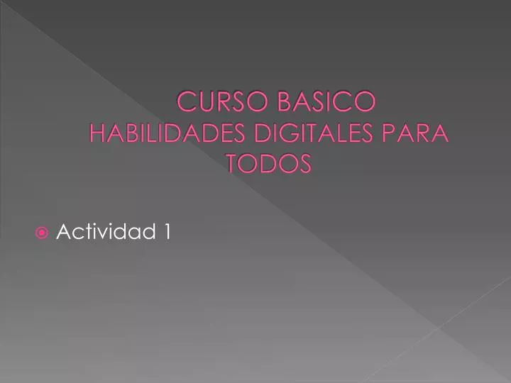 curso basico habilidades digitales para todos