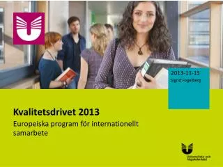 kvalitetsdrivet 2013