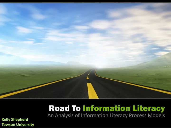 road to information literacy