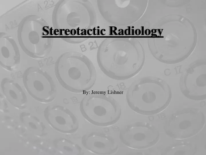 stereotactic radiology