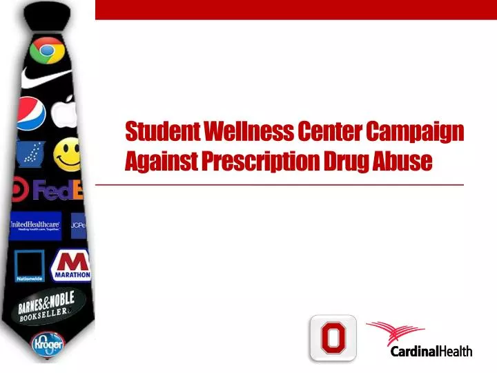 student wellness center campaign against prescription drug abuse