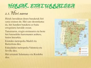 hiriak eta lurraldea