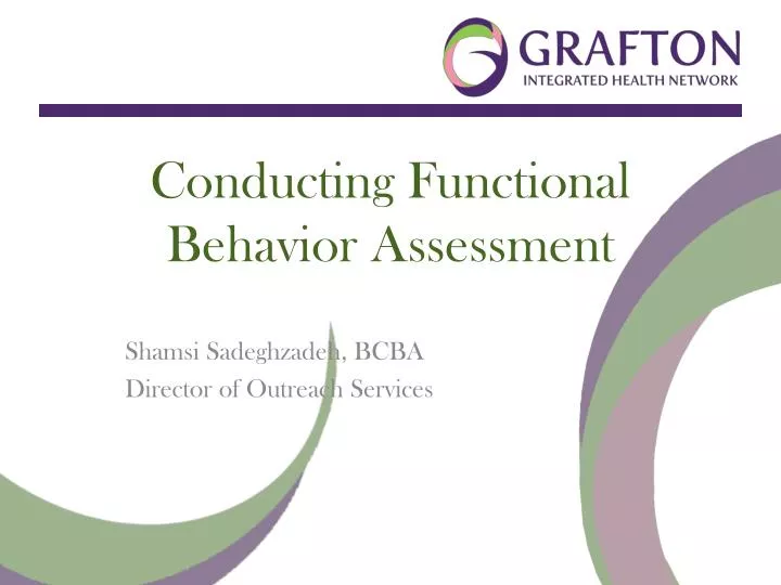 conducting functional behavior assessment