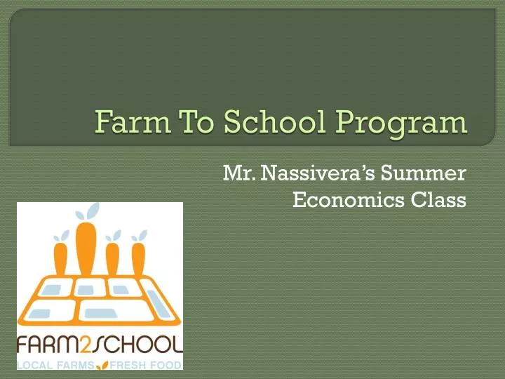 farm to school program