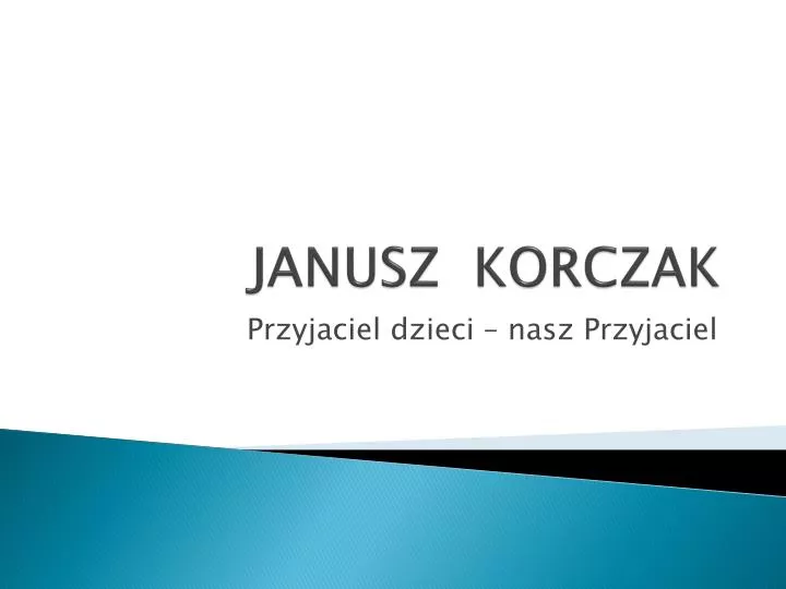 janusz korczak