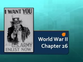 World War II Chapter 26