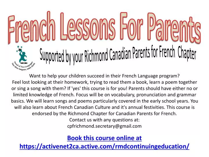 french lessons for parents