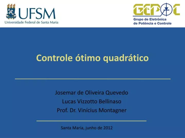 controle timo quadr tico