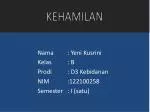KEHAMILAN - slide 1
