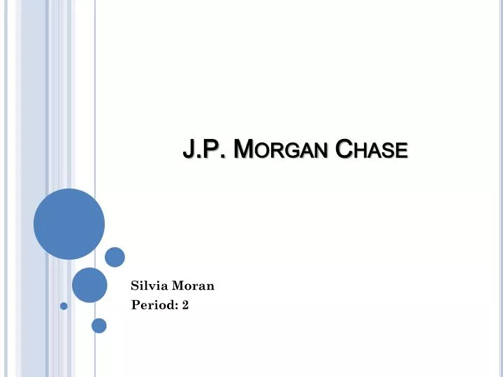 j p morgan chase