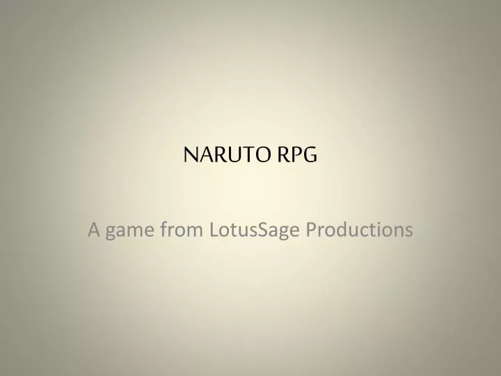 naruto rpg