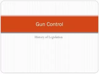 gun control