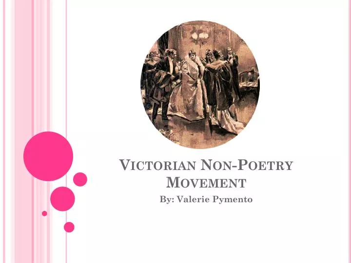 victorian non poetry movement