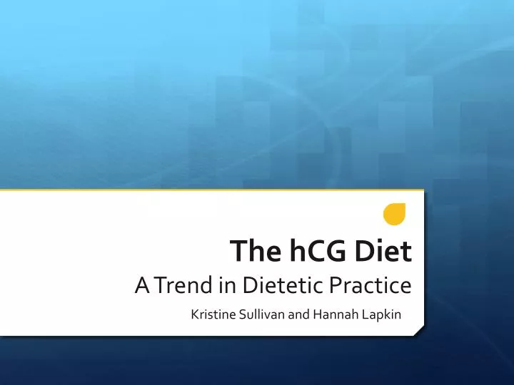 the hcg diet a trend in dietetic practice