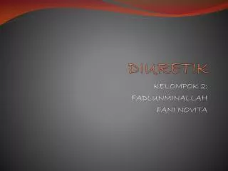 diuretik