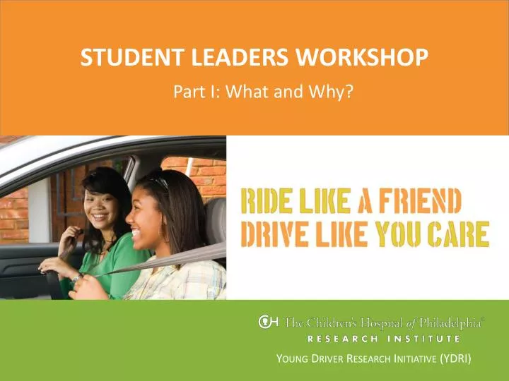 student leaders workshop