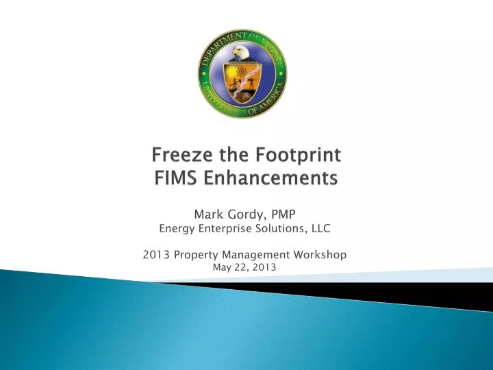 freeze the footprint fims enhancements