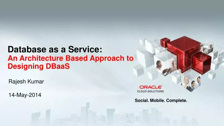 database as a service an architecture based approach to designing dbaas