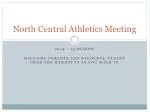 North Central Athletics Meeting