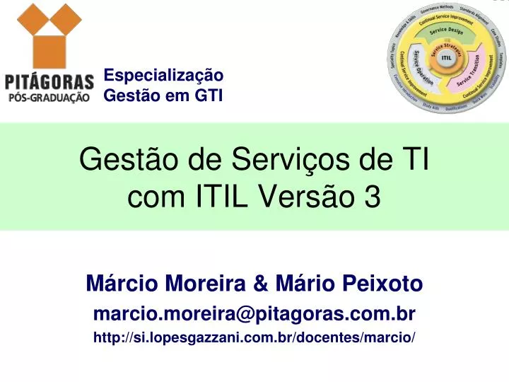 gest o de servi os de ti com itil vers o 3