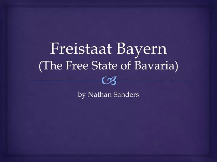 freistaat bayern the free state of bavaria