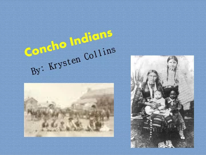 concho indians
