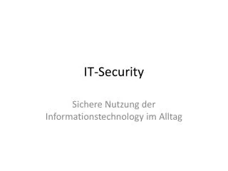 it security