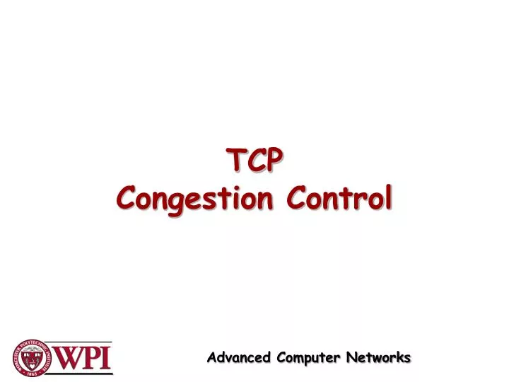 tcp congestion control