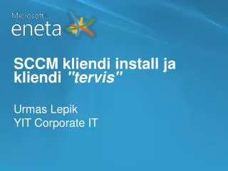 sccm kliendi install ja kliendi tervis